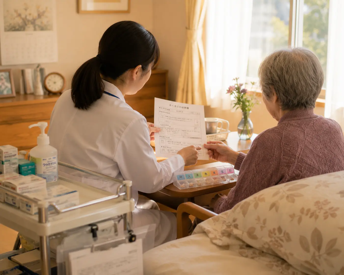 訪問薬剤管理の様子